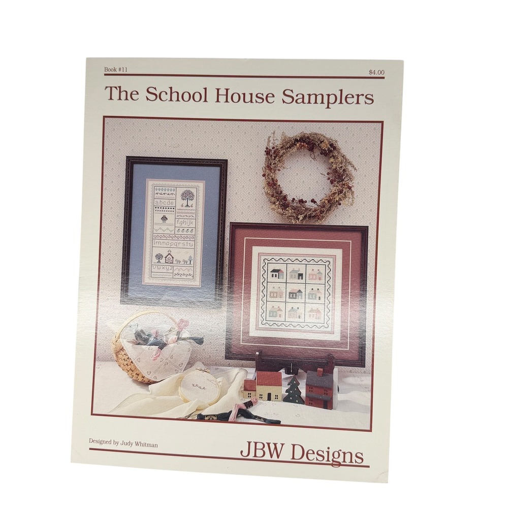 JBW Designs The School House‎ Samplers Cross Stitch Pattern Book 11